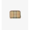 Small Check Zip Wallet