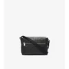 Small Embossed Check Buckled Messenger Bag 
