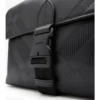 Small Embossed Check Buckled Messenger Bag 