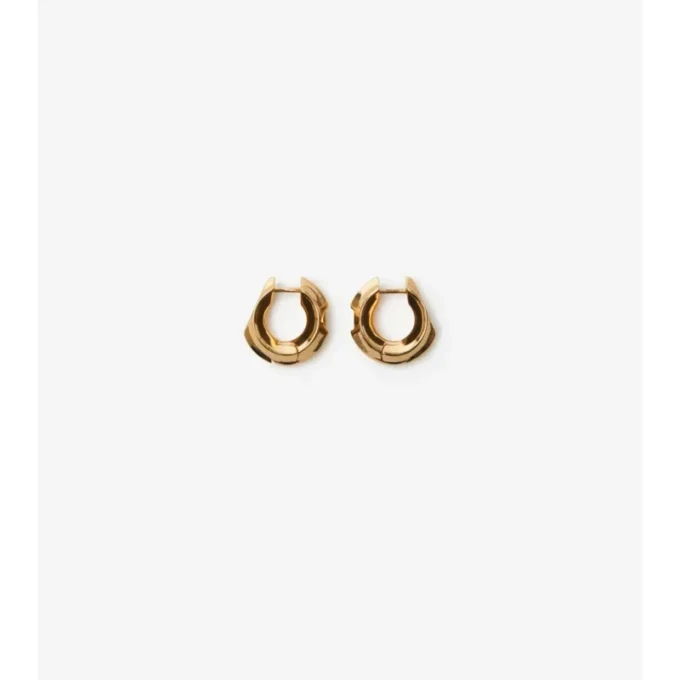 Small Hollow Hoop Earrings
