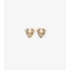 Small Shield Pava Earrings