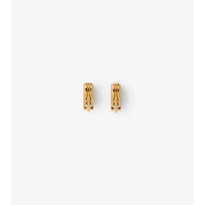Small Shield Pava Earrings
