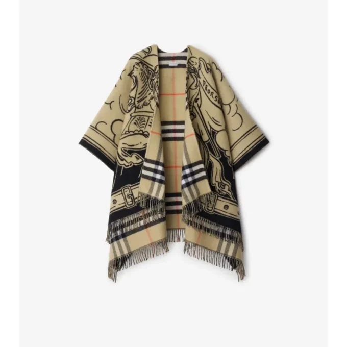 Stormy Knight Wool Cape