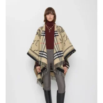 Stormy Knight Wool Cape