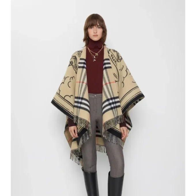 Stormy Knight Wool Cape