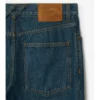 Straight Check Turn-Up Jeans