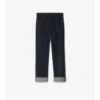 Straight Turn-Up Jeans