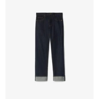 Straight Turn-Up Jeans