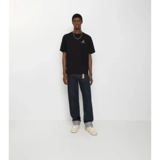 Straight Turn-Up Jeans