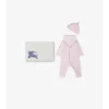 Stretch Cotton Three-Piece Baby Gift Set