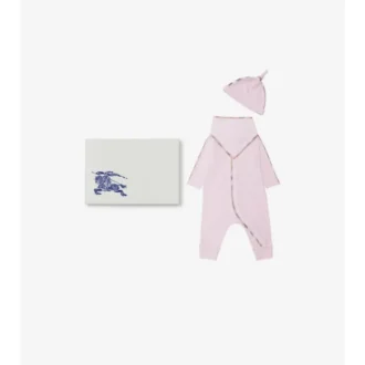 Stretch Cotton Three-Piece Baby Gift Set
