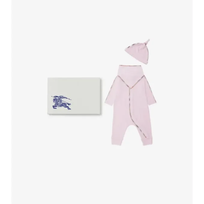 Stretch Cotton Three-Piece Baby Gift Set