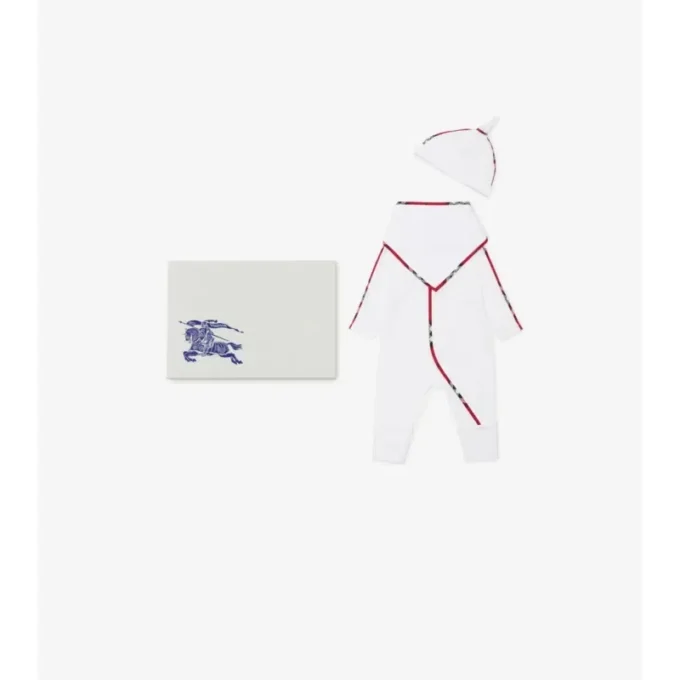 Stretch Cotton Three-Piece Baby Gift Set