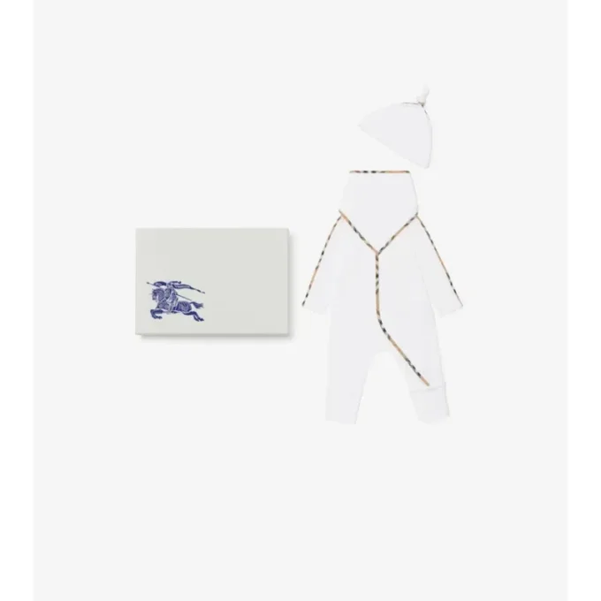 Stretch Cotton Three-Piece Baby Gift Set