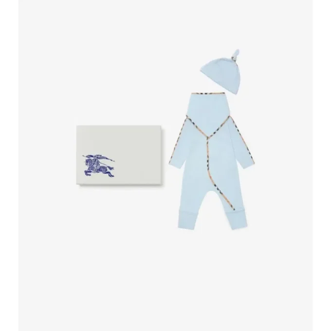 Stretch Cotton Three-Piece Baby Gift Set