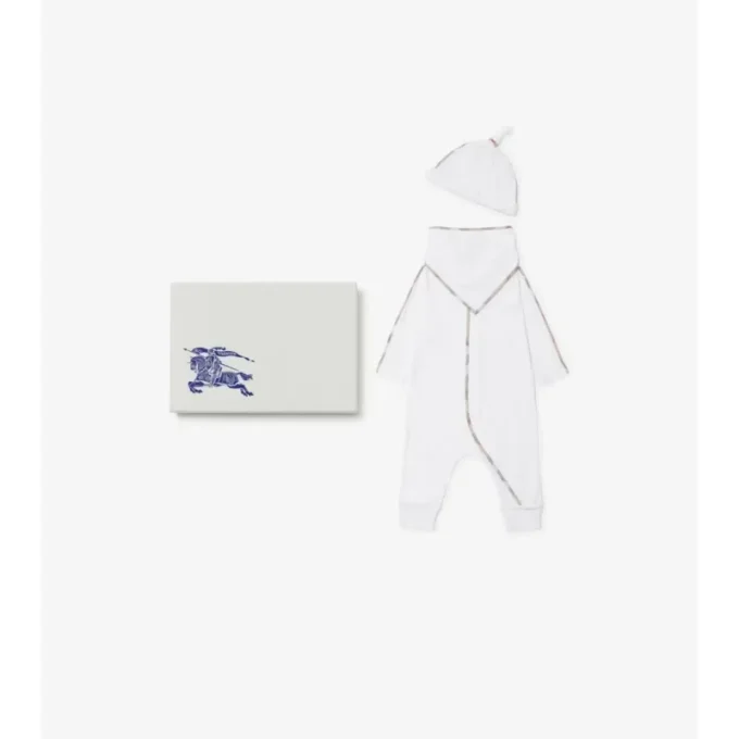 Stretch Cotton Three-Piece Baby Gift Set