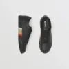 Stripe Detail Leather Sneakers