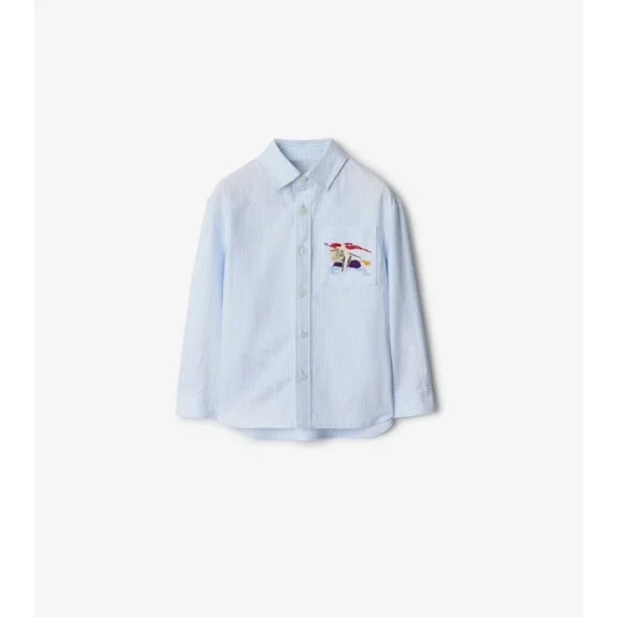 Striped Cotton Oxford Shirt