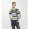 Striped Wool Blend T-Shirt