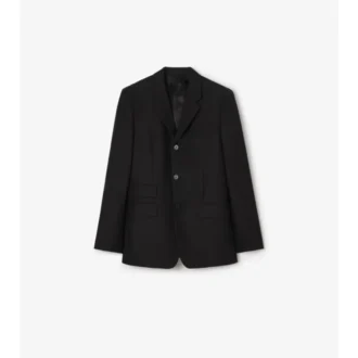 Striped Wool Mohair Tailored Jacket