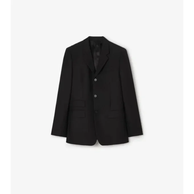 Striped Wool Mohair Tailored Jacket