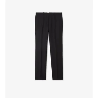 Striped Wool Mohair Tailored Trousers