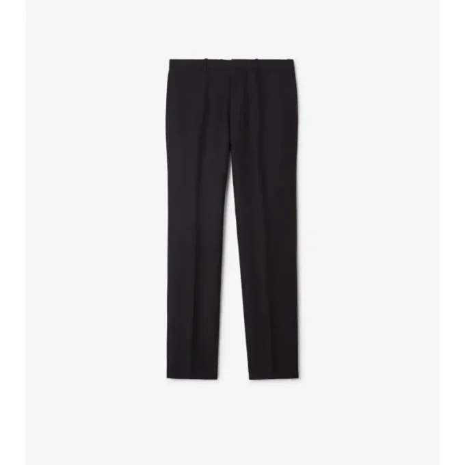 Striped Wool Mohair Tailored Trousers