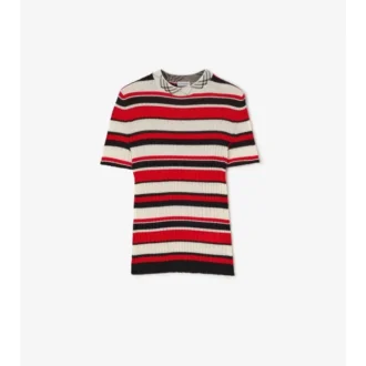Striped Wool T-Shirt