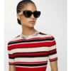 Striped Wool T-Shirt