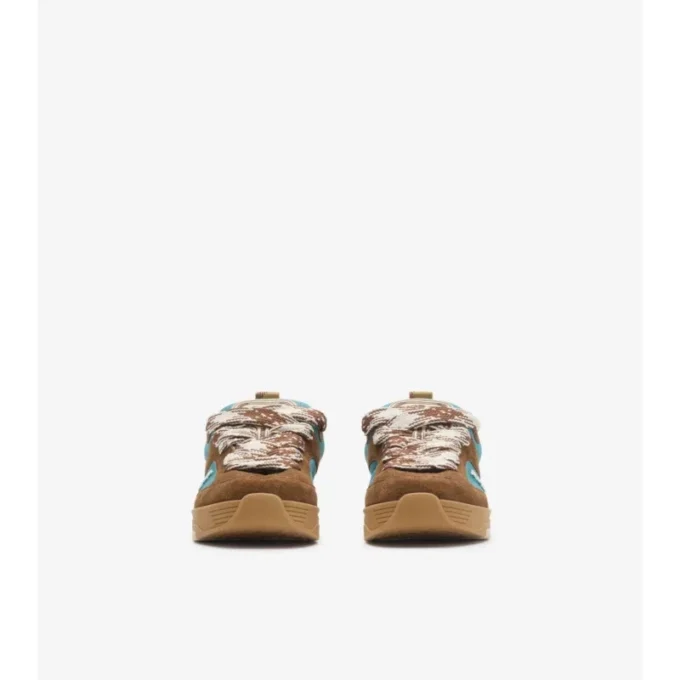 Suede and Mesh Arc Sneakers 