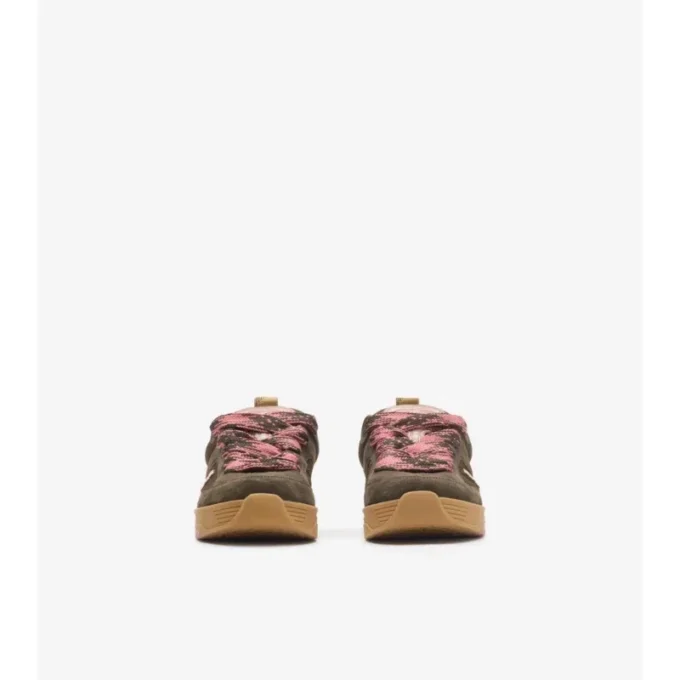 Suede and Mesh Arc Sneakers