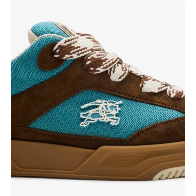 Suede and Mesh Arc Sneakers 