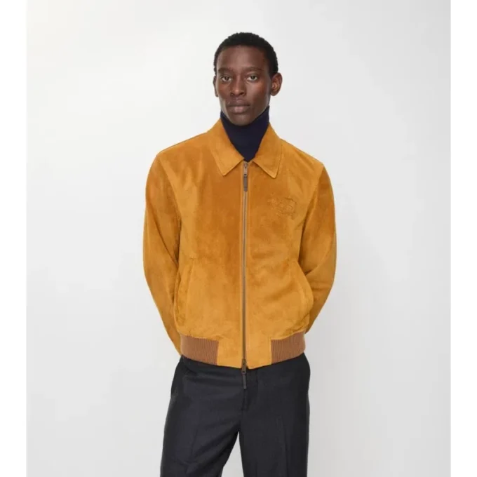 Suede Harrington Jacket