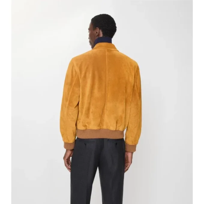 Suede Harrington Jacket