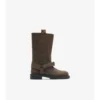 Suede Soft Saddle Low Boots 