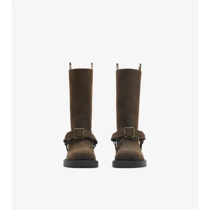 Suede Soft Saddle Low Boots 