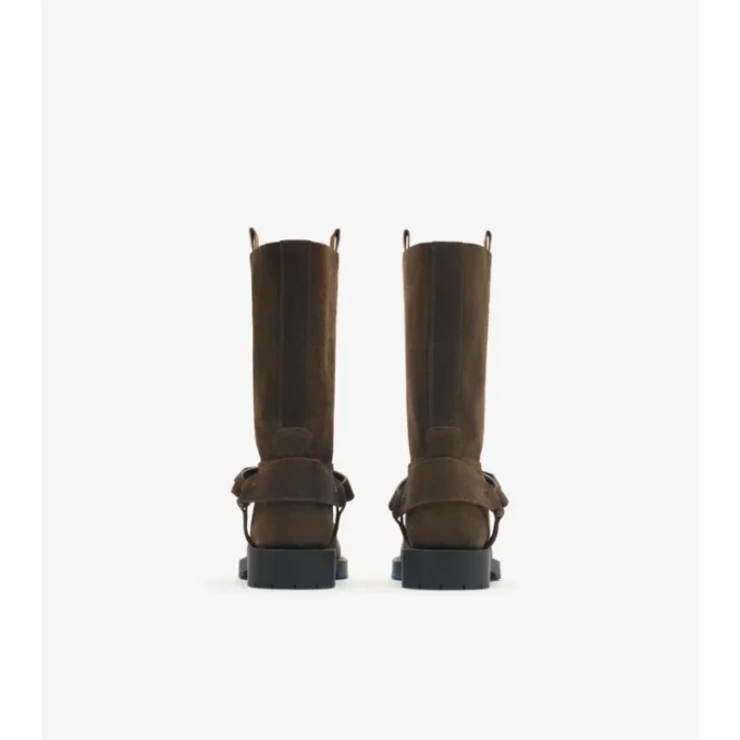 Suede Soft Saddle Low Boots 