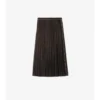 Sunflower Pleated Silk Skirt