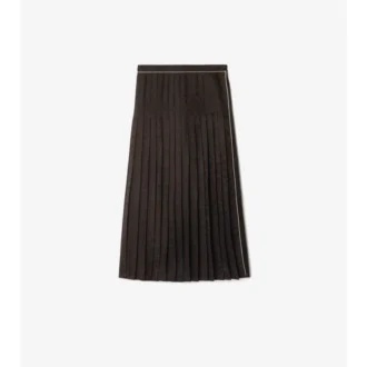 Sunflower Pleated Silk Skirt