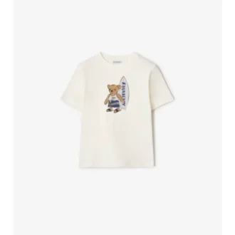 Surfer Bear Cotton T-Shirt