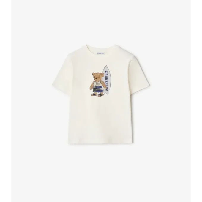 Surfer Bear Cotton T-Shirt