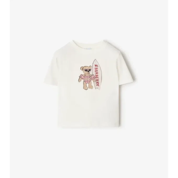 Surfer Bear Cotton T-Shirt