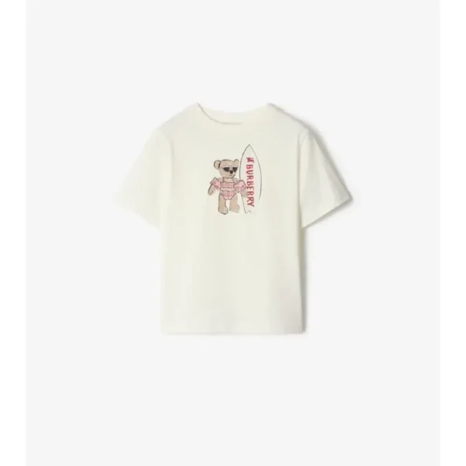 Surfer Bear Cotton T-Shirt