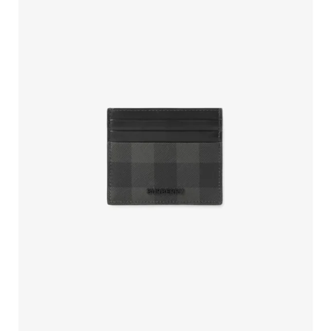 Tall Check Card Case