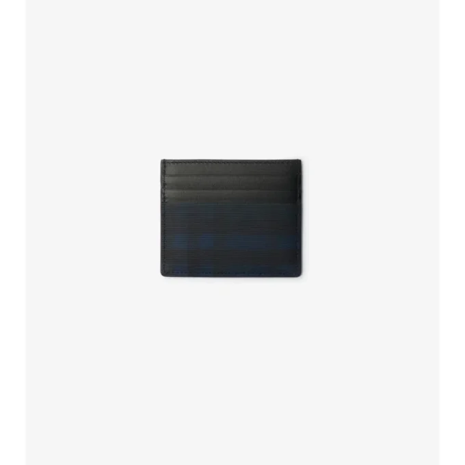 Tall Check Card Case 