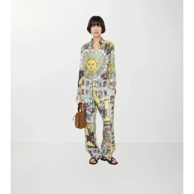 Tarot Silk Pyjama Trousers
