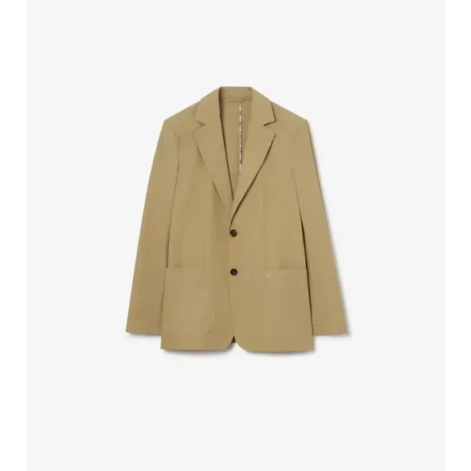 Technical Cotton Tailored Jacket