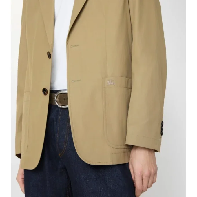 Technical Cotton Tailored Jacket