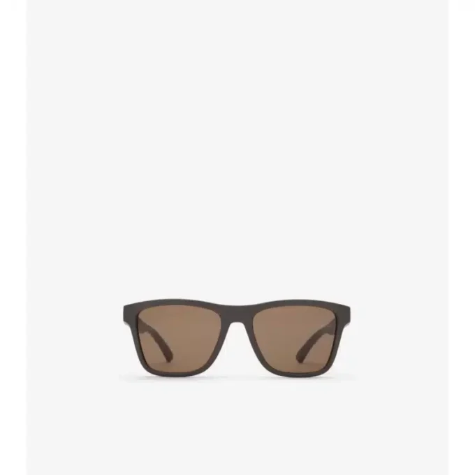 Textured Check Square Sunglasses