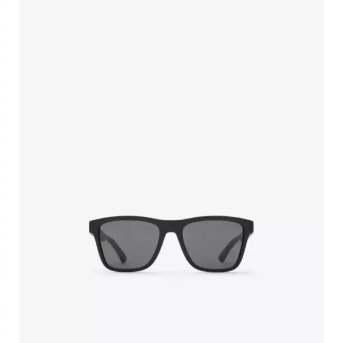 Textured Check Square Sunglasses